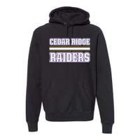 Cedar Ridge Raiders Horizontal Stripes Premium Hoodie