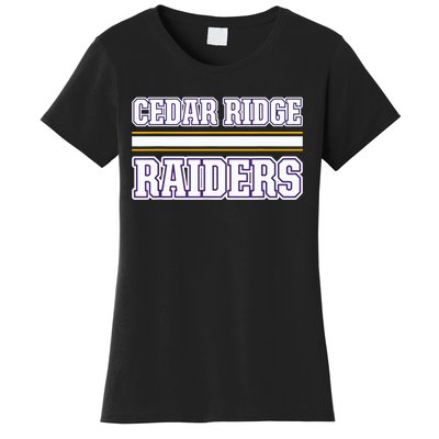 Cedar Ridge Raiders Horizontal Stripes Women's T-Shirt