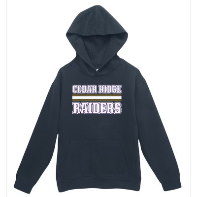 Cedar Ridge Raiders Horizontal Stripes Urban Pullover Hoodie