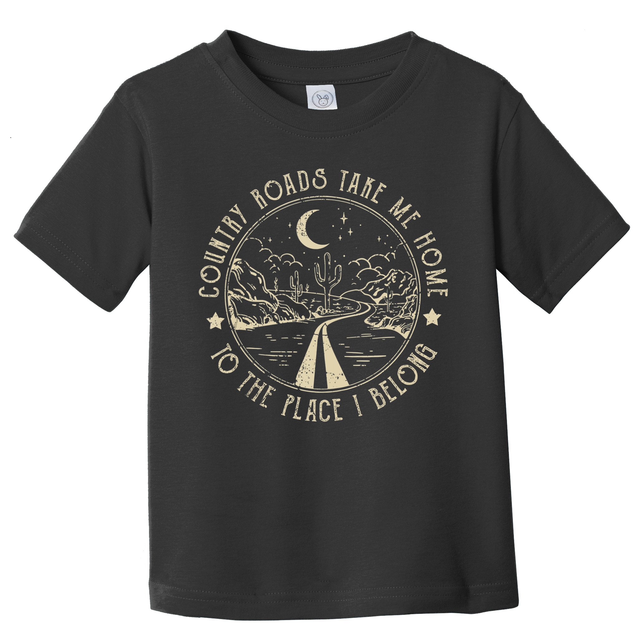Country Roads Retro Design Take Me Home Quotes Outfits Music Toddler T-Shirt