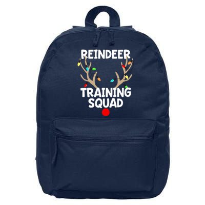 Christmas Running Reindeer Training Squad Matching 5k 16 in Basic Backpack