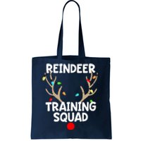 Christmas Running Reindeer Training Squad Matching 5k Tote Bag