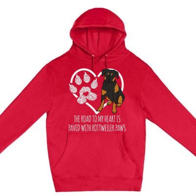 Cute Rottie Rottweiler Saying Premium Pullover Hoodie