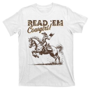 Cowboy Romance Reader Club Western Book Lover Country Bookish T-Shirt