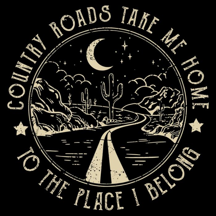 Country Roads Retro Design Take Me Home Quotes Outfits Music City Backpack