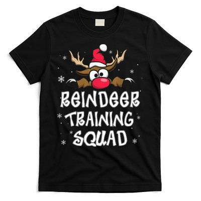 Christmas Running Reindeer Training Squad Team Gifts  T-Shirt