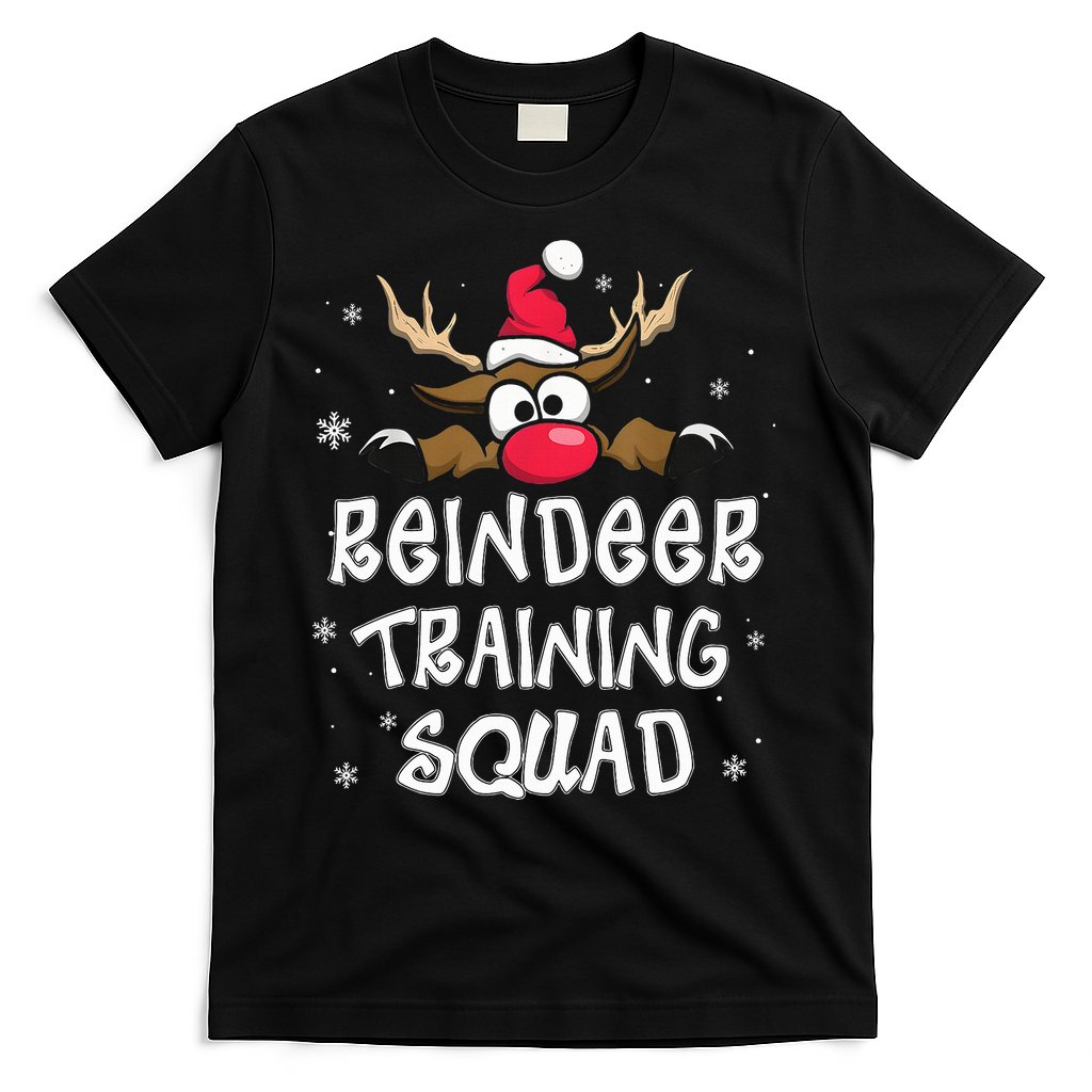 Christmas Running Reindeer Training Squad Team Gifts  T-Shirt