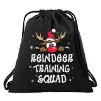 Christmas Running Reindeer Training Squad Team Gifts  Drawstring Bag
