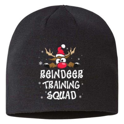 Christmas Running Reindeer Training Squad Team Gifts  Sustainable Beanie