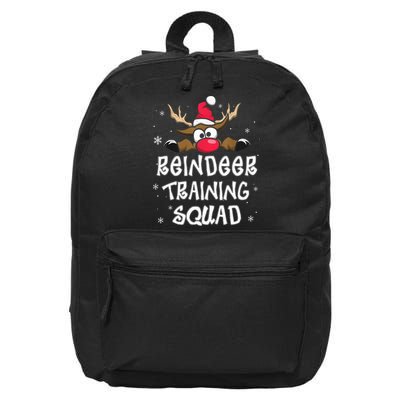 Christmas Running Reindeer Training Squad Team Gifts  16 in Basic Backpack
