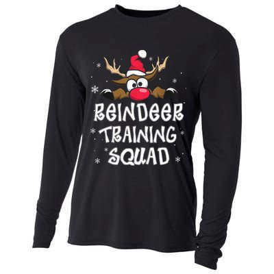 Christmas Running Reindeer Training Squad Team Gifts  Cooling Performance Long Sleeve Crew