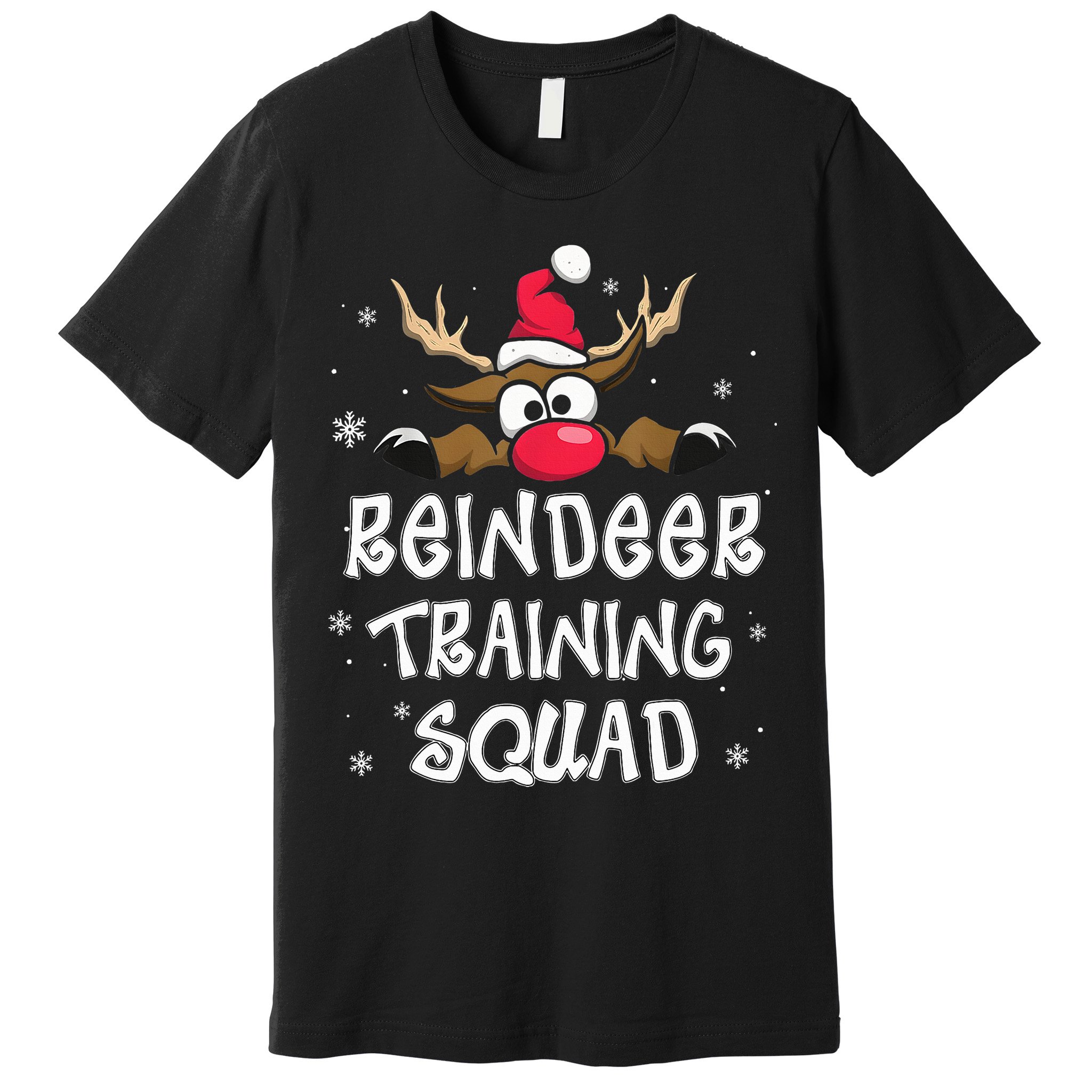 Christmas Running Reindeer Training Squad Team Gifts  Premium T-Shirt