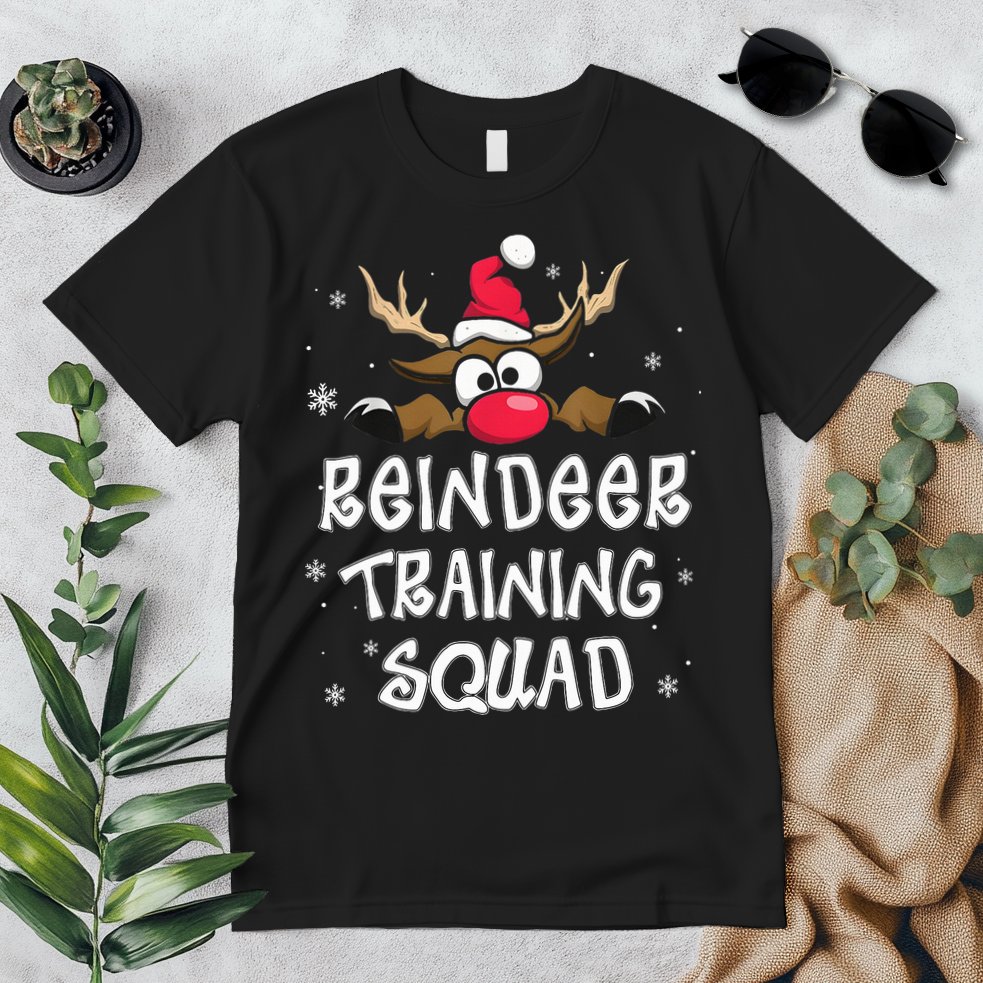 Christmas Running Reindeer Training Squad Team Gifts  Premium T-Shirt