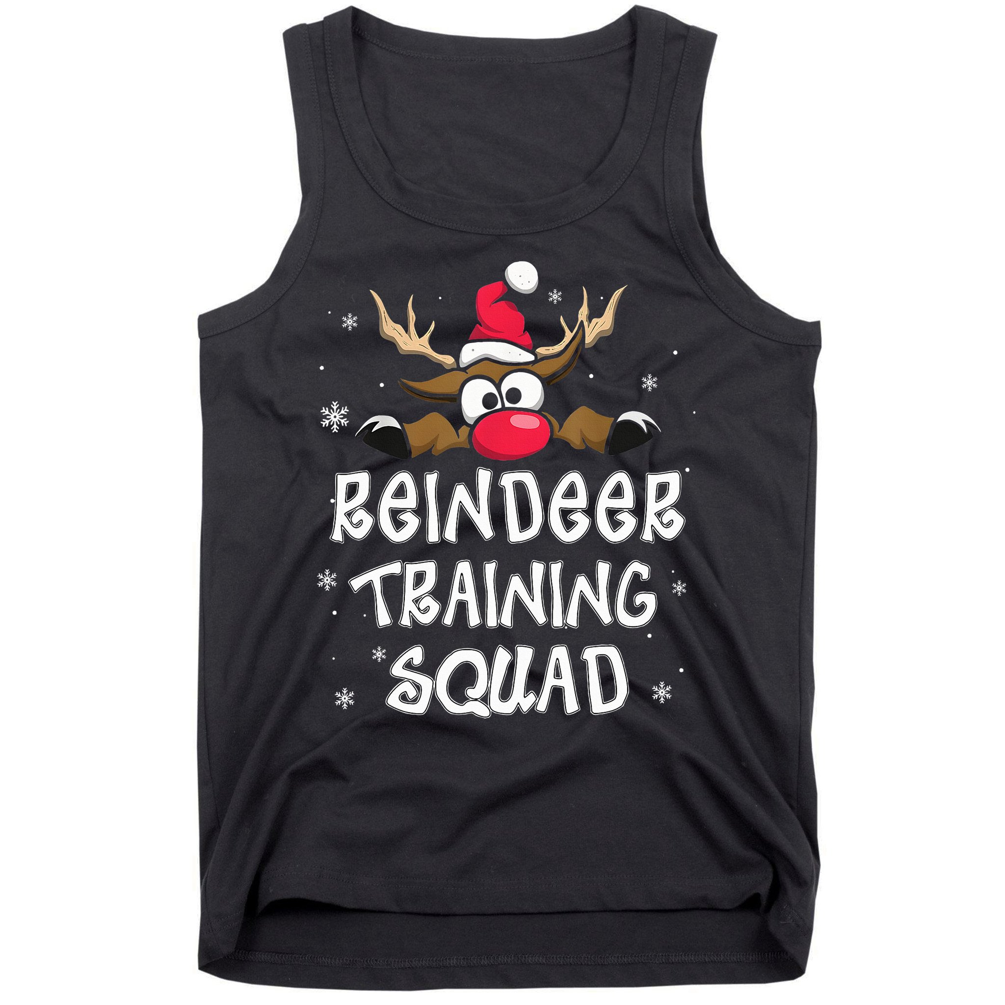 Christmas Running Reindeer Training Squad Team Gifts  Tank Top