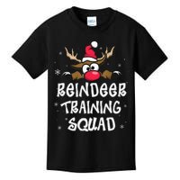 Christmas Running Reindeer Training Squad Team Gifts  Kids T-Shirt