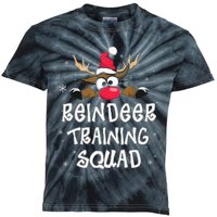 Christmas Running Reindeer Training Squad Team Gifts  Kids Tie-Dye T-Shirt