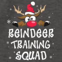 Christmas Running Reindeer Training Squad Team Gifts  Vector Backpack