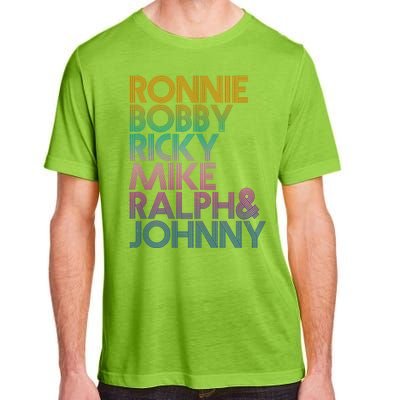 Cool Retro Ronnie Bobby Ricky Mike Ralph And Johnny Adult ChromaSoft Performance T-Shirt