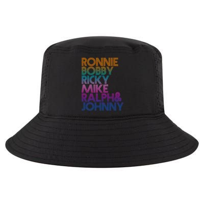 Cool Retro Ronnie Bobby Ricky Mike Ralph And Johnny Cool Comfort Performance Bucket Hat