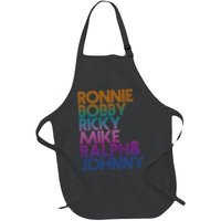 Cool Retro Ronnie Bobby Ricky Mike Ralph And Johnny Apron