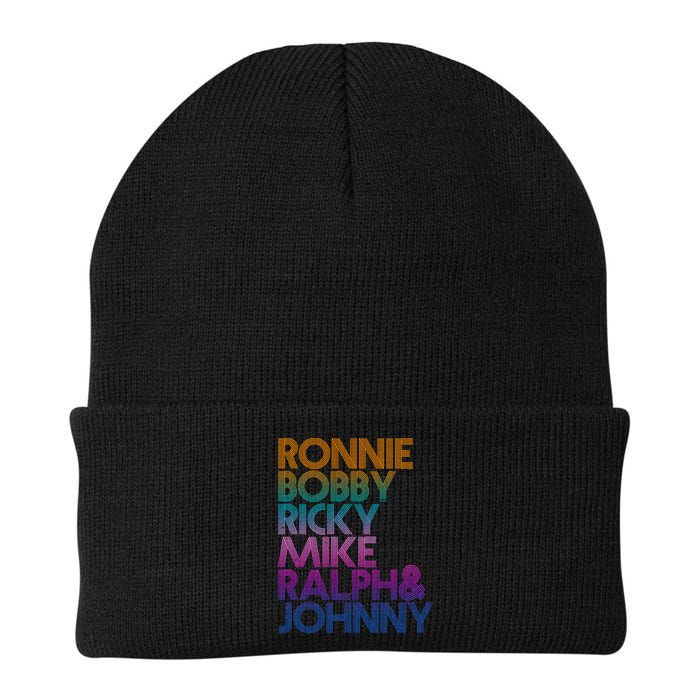 Cool Retro Ronnie Bobby Ricky Mike Ralph And Johnny Beanie