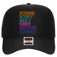 Cool Retro Ronnie Bobby Ricky Mike Ralph And Johnny Trucker Hat