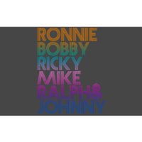 Cool Retro Ronnie Bobby Ricky Mike Ralph And Johnny Bumper Sticker