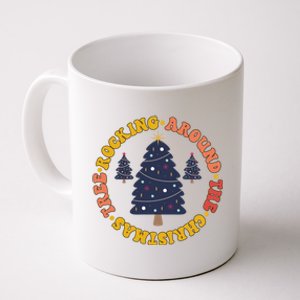 Cute Retro Rockin Around The Christmas Tree Gift Coffee Mug