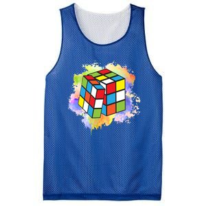 Cool Rubik Rubix Rubics Player Cube Lovers Cute Gift Mesh Reversible Basketball Jersey Tank