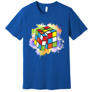 Cool Rubik Rubix Rubics Player Cube Lovers Cute Gift Premium T-Shirt