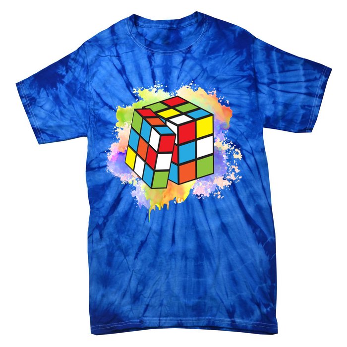 Cool Rubik Rubix Rubics Player Cube Lovers Cute Gift Tie-Dye T-Shirt