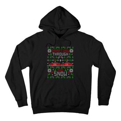 Car Racing Race Fan Funny Ugly Christmas Sweater Party Gift Hoodie