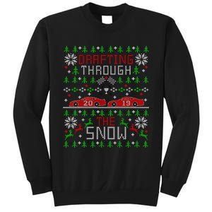 Car Racing Race Fan Funny Ugly Christmas Sweater Party Gift Sweatshirt