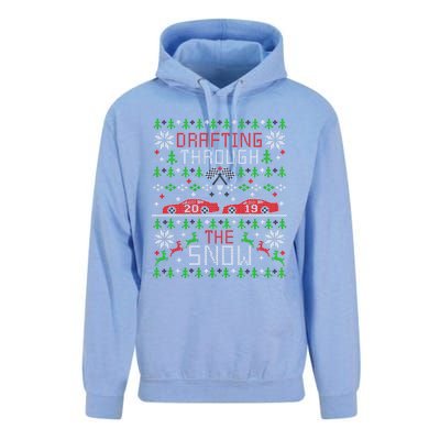 Car Racing Race Fan Funny Ugly Christmas Sweater Party Gift Unisex Surf Hoodie