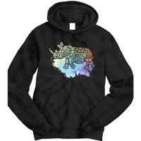 Colorful Rhino Rhinoceros Zoologist Zoology Animal Lover Tie Dye Hoodie