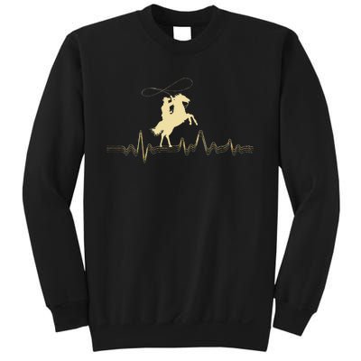 Cowboy Roping Roper Horse Riding Equestrian Header Heeler Sweatshirt