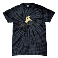 Cowboy Roping Roper Horse Riding Equestrian Header Heeler Tie-Dye T-Shirt