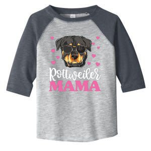 Cute Rottie Rottweiler Mama Shirts Mothers Day Dog Mom Toddler Fine Jersey T-Shirt