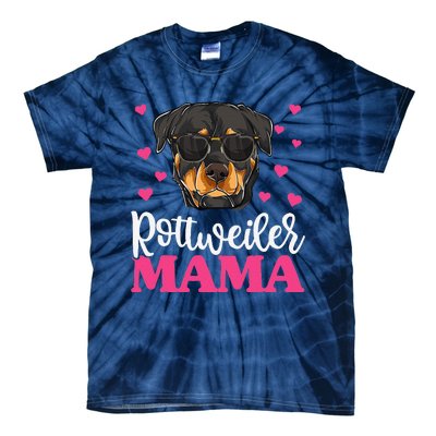 Cute Rottie Rottweiler Mama Funny Mothers Day Dog Mom Tie-Dye T-Shirt