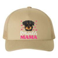 Cute Rottie Rottweiler Mama Funny Mothers Day Dog Mom Yupoong Adult 5-Panel Trucker Hat