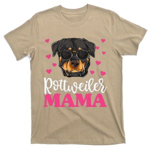 Cute Rottie Rottweiler Mama Funny Mothers Day Dog Mom T-Shirt