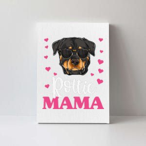 Cute Rottweiler Rottie Mama Mothers Day Dog Mom Canvas