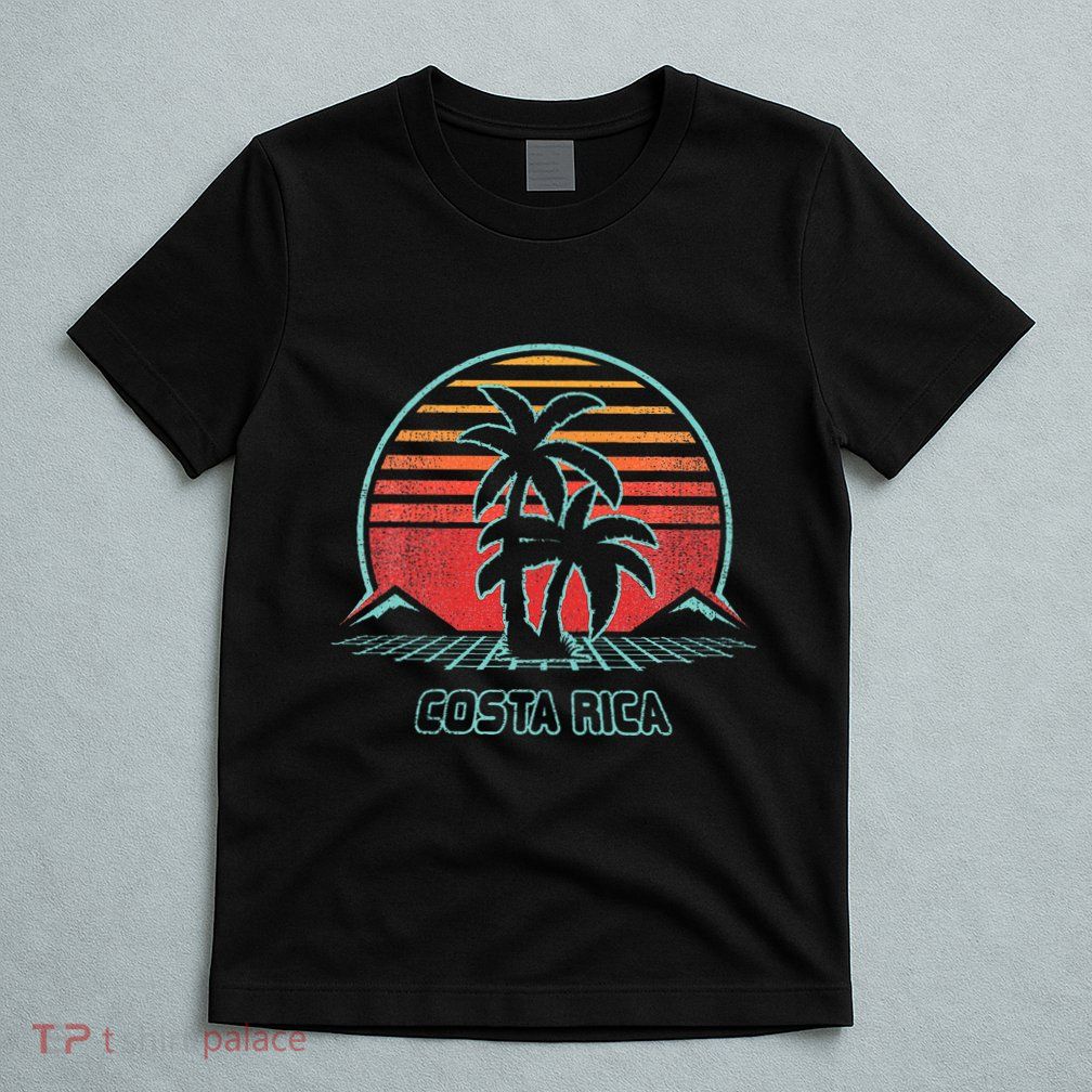 Costa Rica Retro Vintage 80s Style T-Shirt
