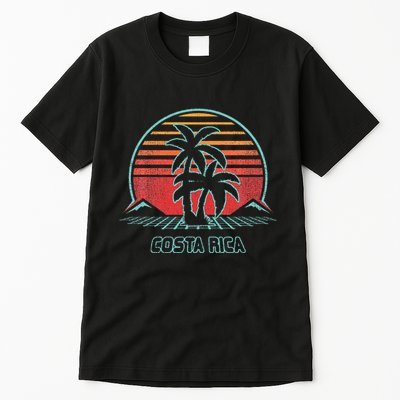 Costa Rica Retro Vintage 80s Style Tall T-Shirt