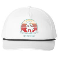 Costa Rica Retro Vintage 80s Style Snapback Five-Panel Rope Hat