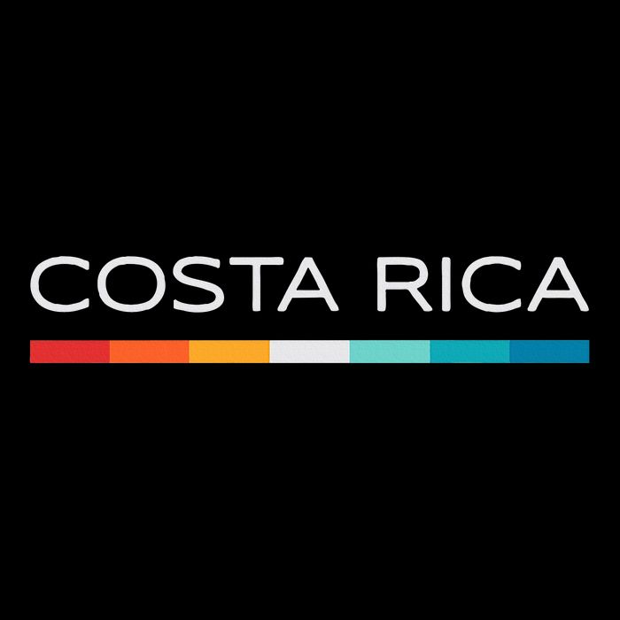 Costa Rica Retro Design Cooling Performance Crew T-Shirt