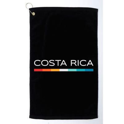 Costa Rica Retro Design Golf Towel