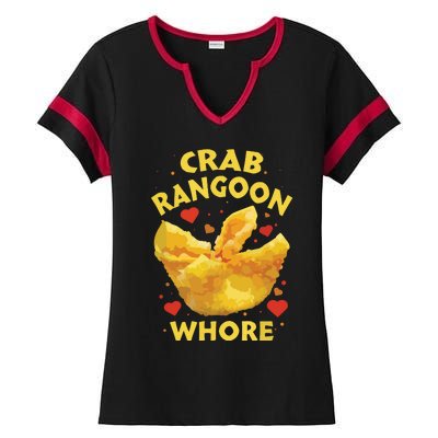 Crab Rangoon, Rangoon Lover Ladies Halftime Notch Neck Tee