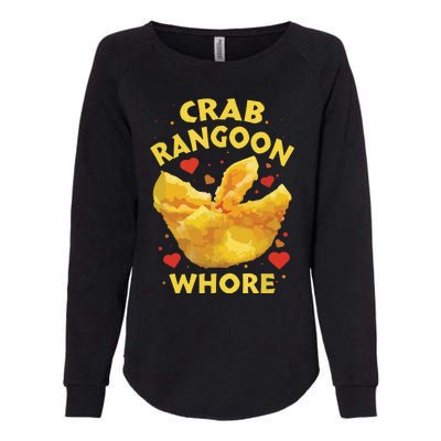 Crab Rangoon, Rangoon Lover Womens California Wash Sweatshirt