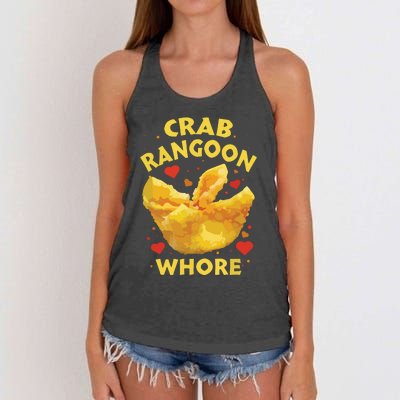 Crab Rangoon, Rangoon Lover Women's Knotted Racerback Tank